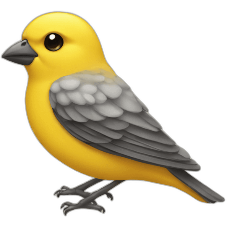 smiling canary emoji