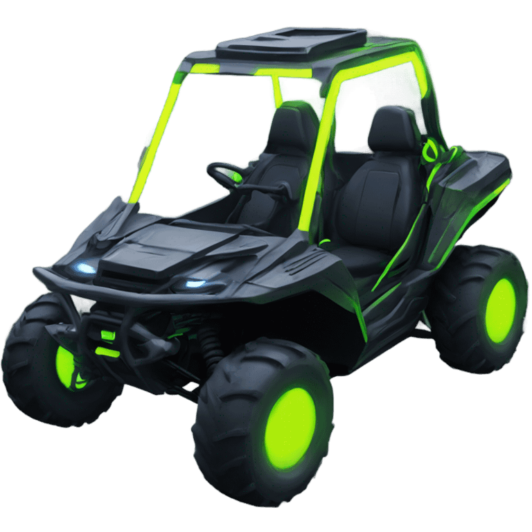 cyber punk UTV neon emoji