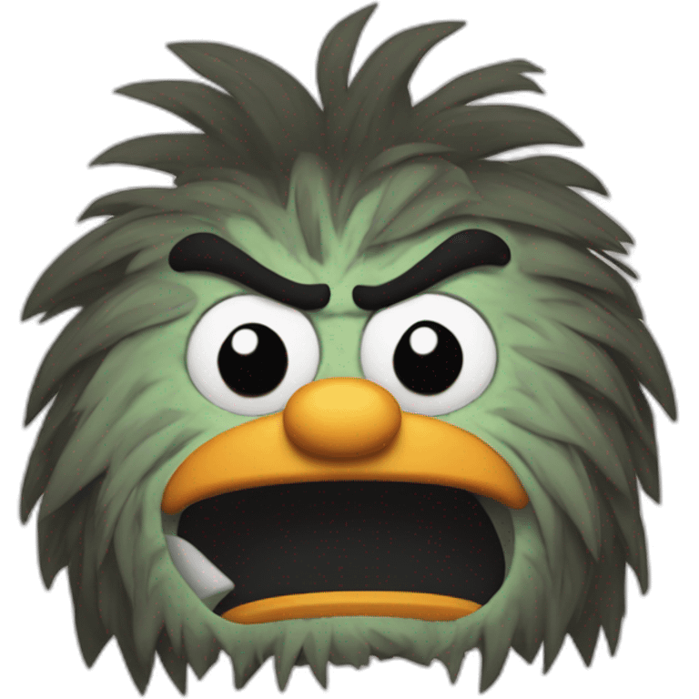 Furiously angry muppet emoji