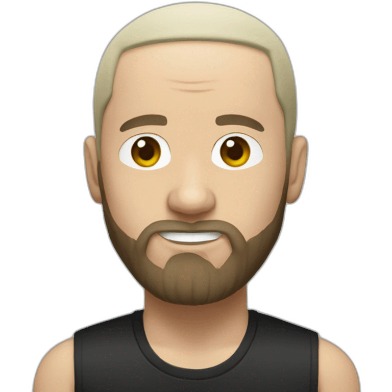 Eminem with beard emoji