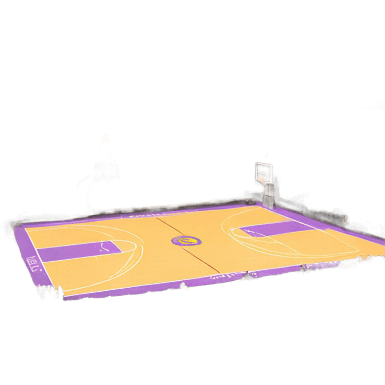 View from courtside seats basketball court emoji