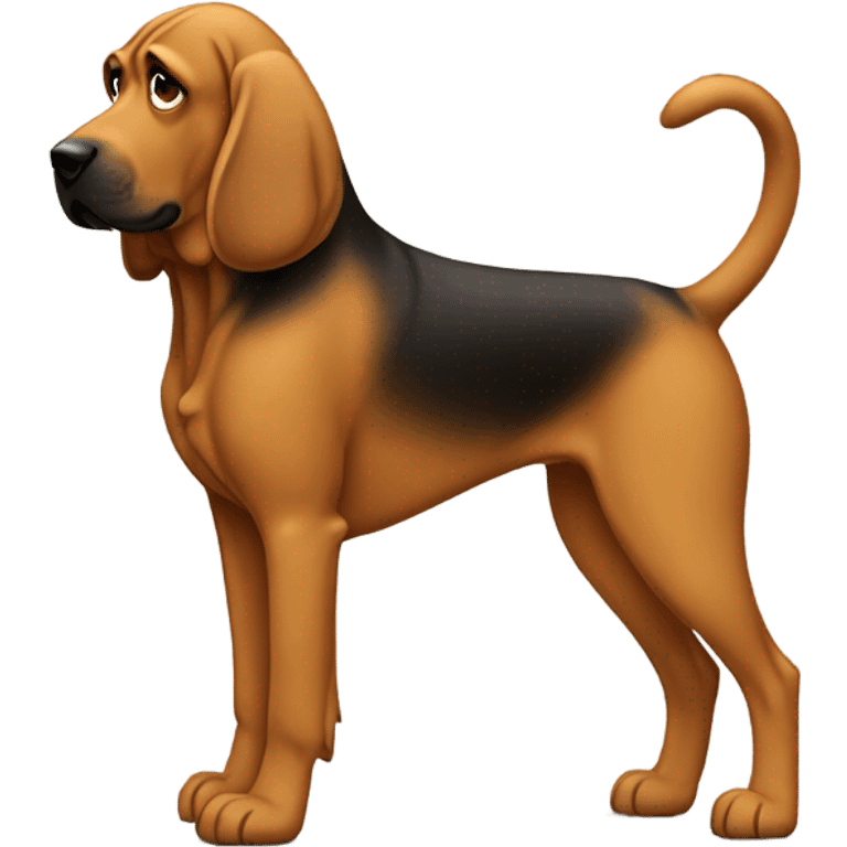 You got to be kidding Bloodhound dog full body emoji