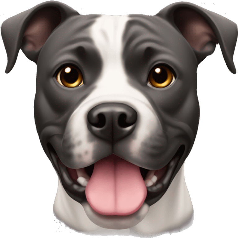 black staffordshire terrier emoji