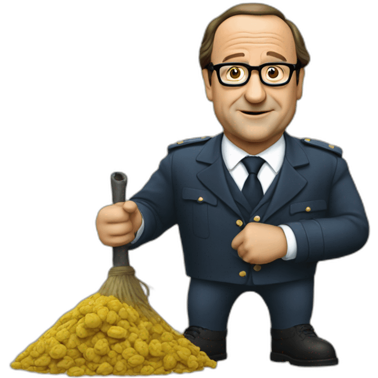 HOLLANDE sur un scouteur emoji