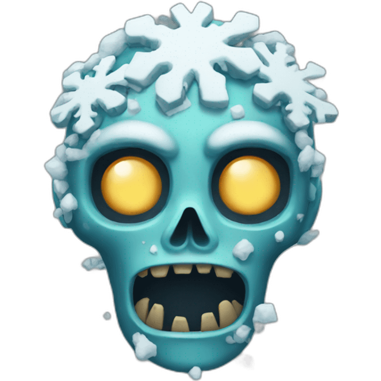 Snowflake-zombie emoji