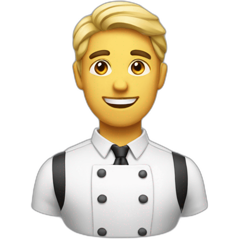 restaurant waiter emoji