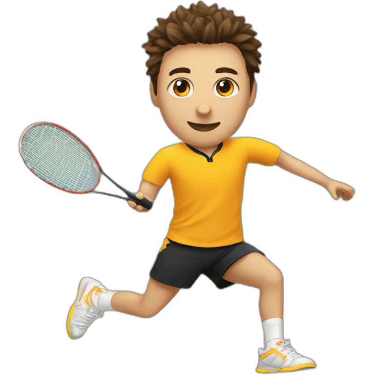 Badminton player  emoji