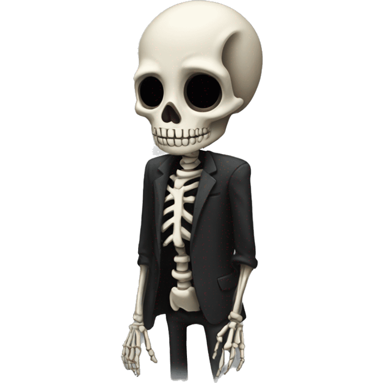 Me turning into a skeleton waiting for my friend emoji