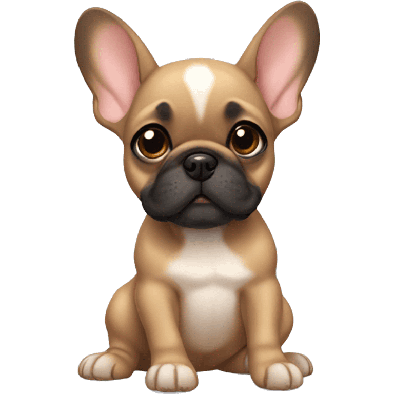 Fawn frenchie pup emoji