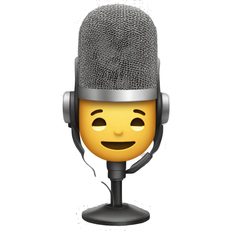 Podcast microphone  emoji