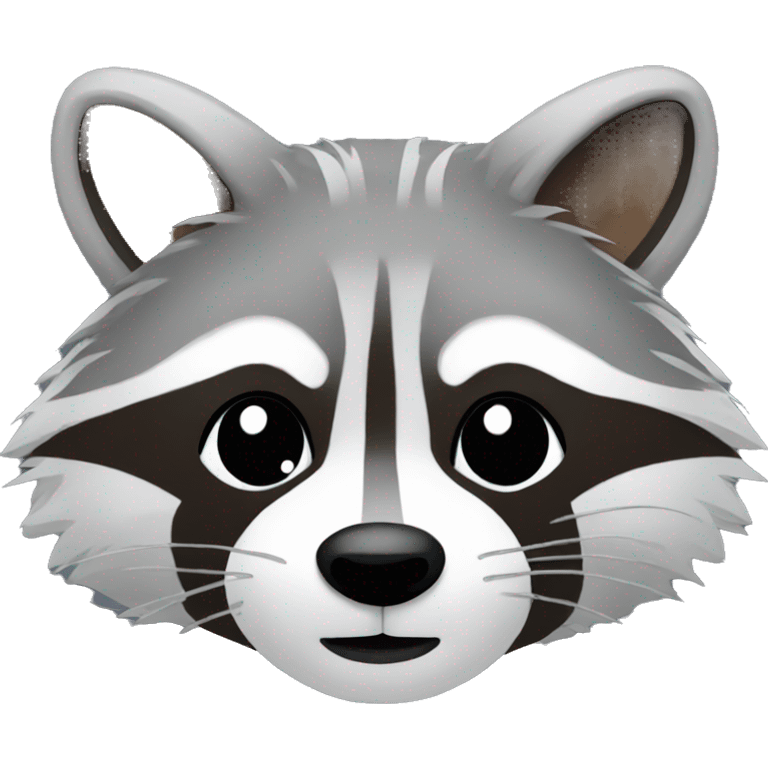 Raccoon face emoji