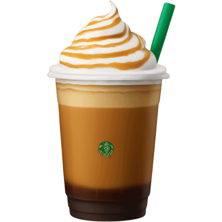 Caramel macchiato from Starbucks  emoji