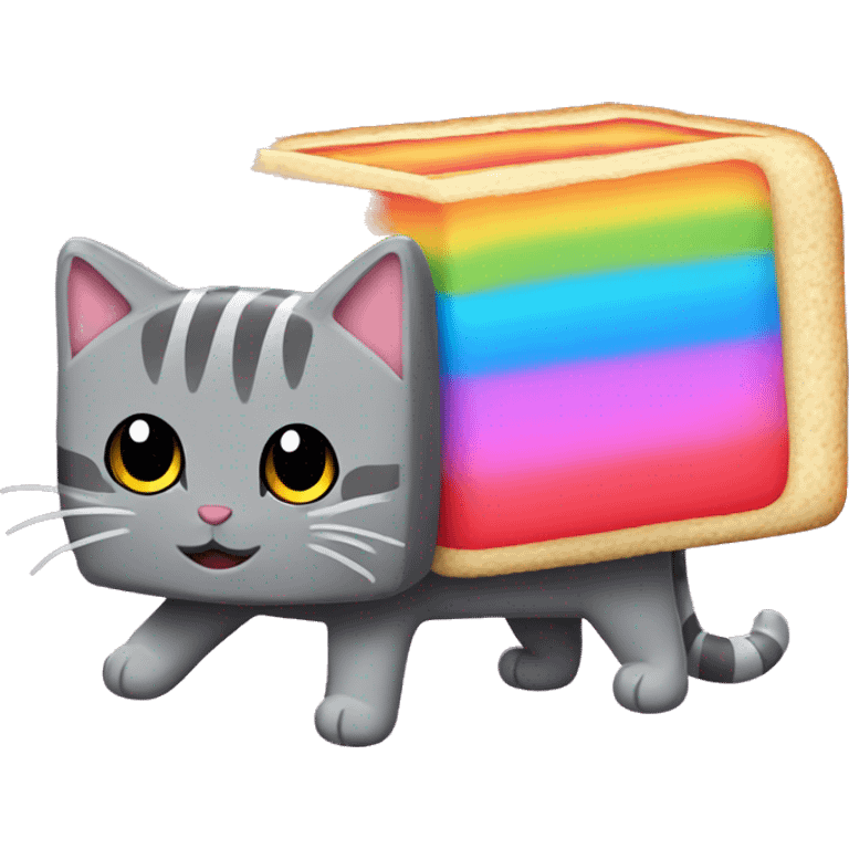 nyan cat (a pop tart cat) emoji