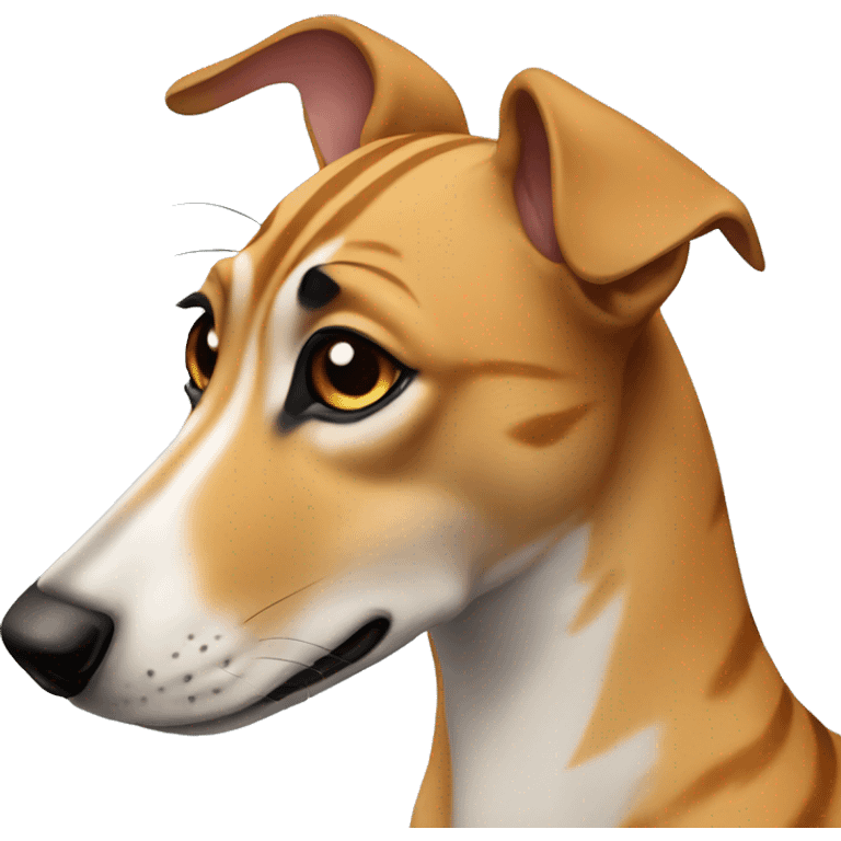 fawn tiger greyhound  emoji