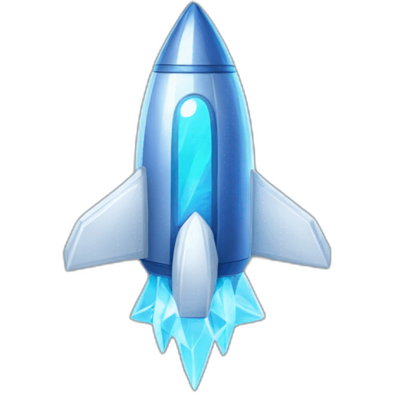 crystal rocketship emoji