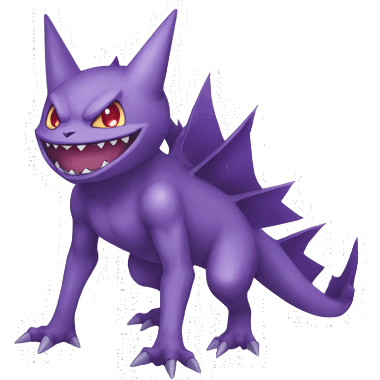  Gengar-Sableye-Genesect-Gliscor-Noibat-Fakemon Full body emoji