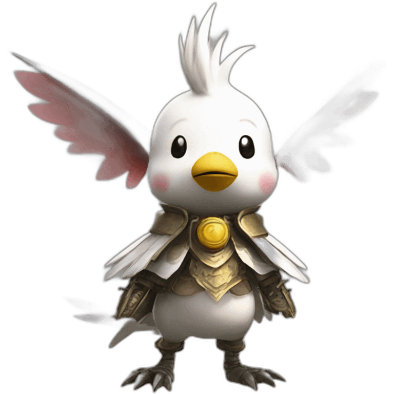 Moogle on chocobo ff9 emoji