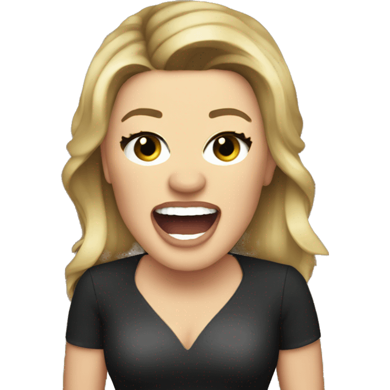 Kelly clarkson singing  emoji