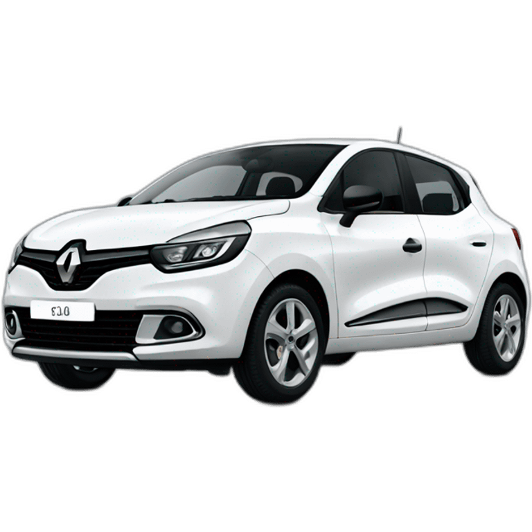 Renault Clío white emoji