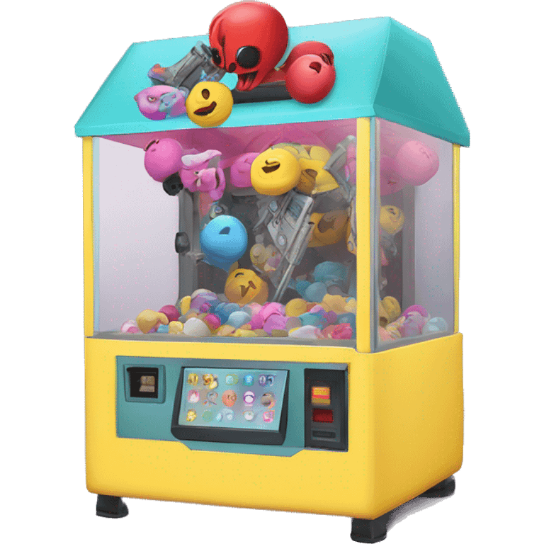 claw machine with guns emoji