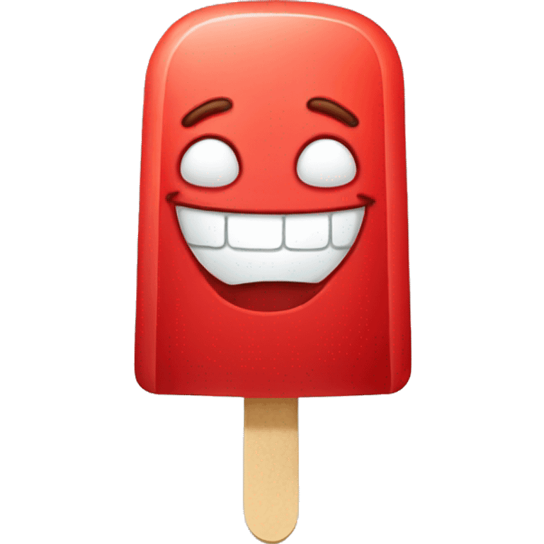 red popsicle emoji