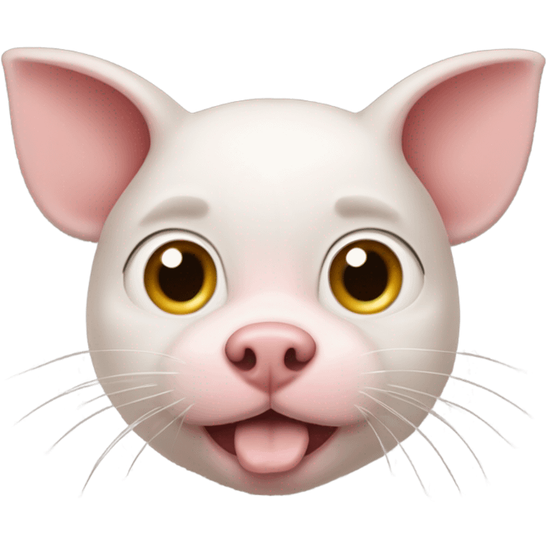 Pig cat emoji