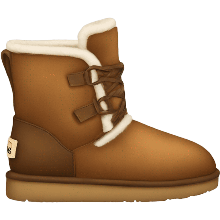 Ugg brown shoes emoji