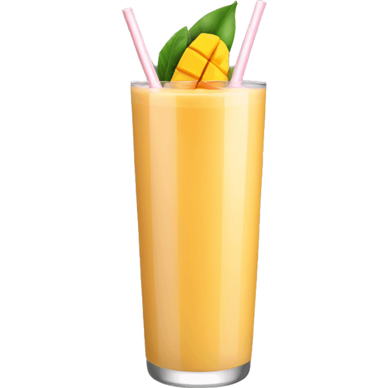 Mango smoothie emoji