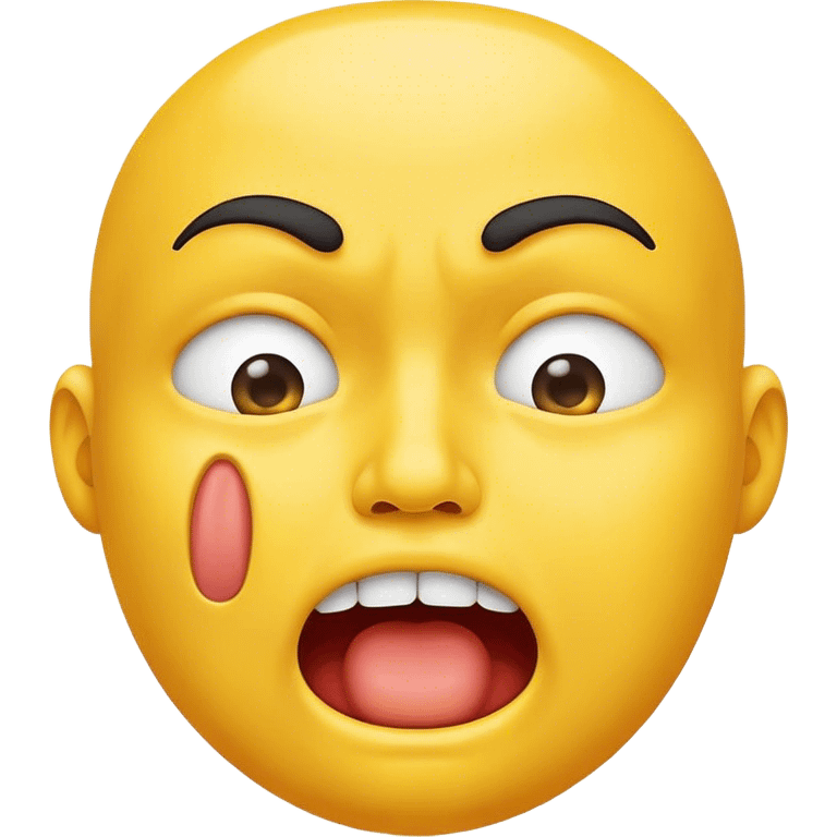 choking yellow face original emoji emoji