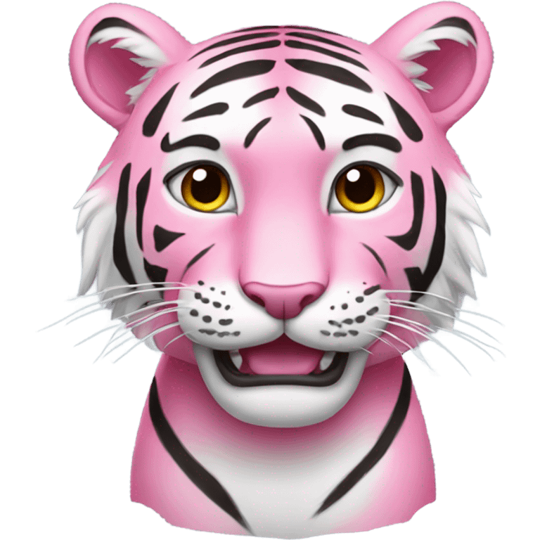 Pink tiger emoji