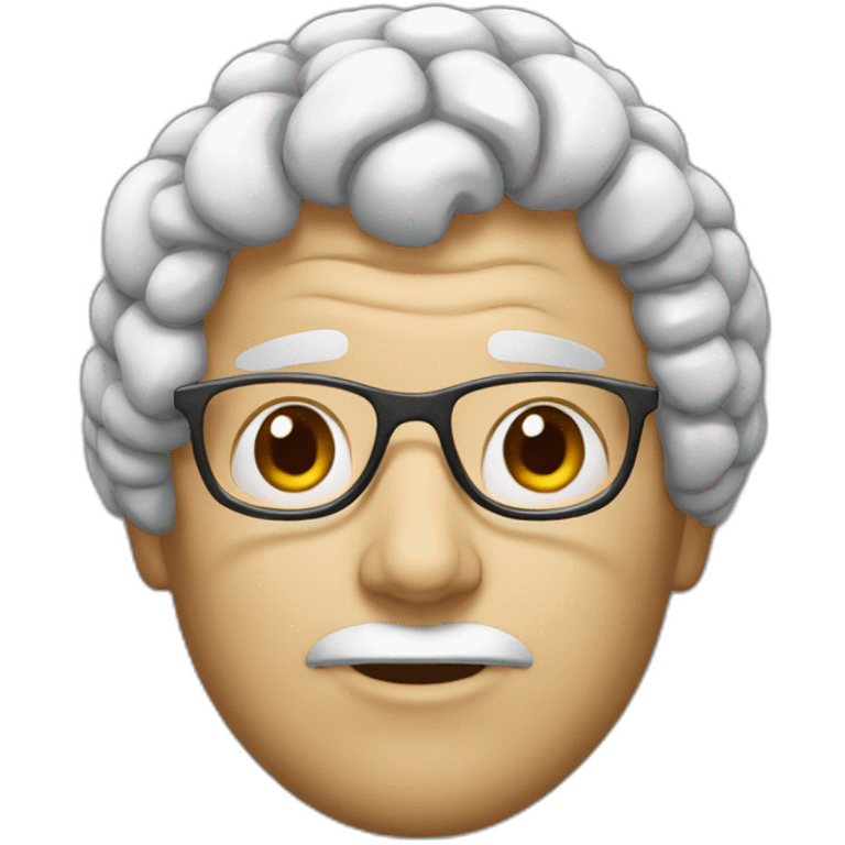 Brainy emoji