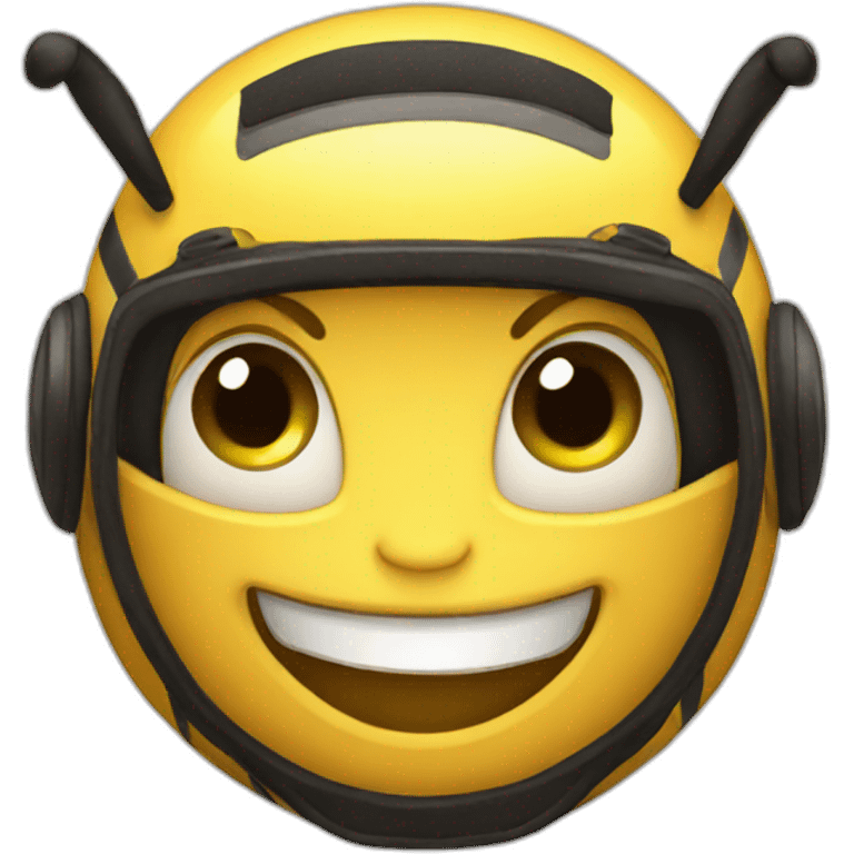 Bumblebee happy emoji