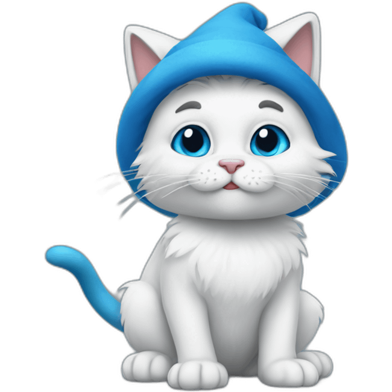 smurf cat emoji