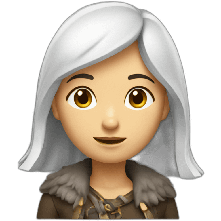 Osetian kavkaz 3D girl emoji