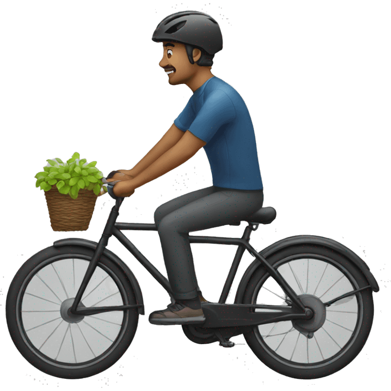 man on bike emoji