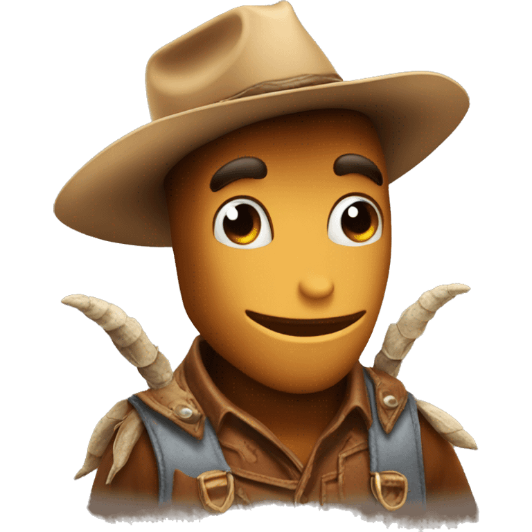 Roach in cowboy hat emoji