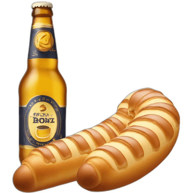 Buzz l'éclair qui boit une bière emoji