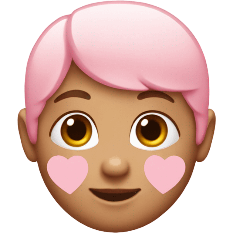 Small baby pink heart emoji