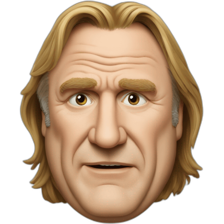 Gérard Depardieu gros emoji