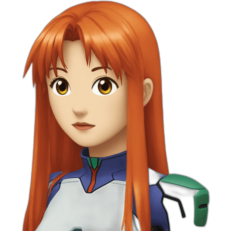 Asuka from Evangelion emoji