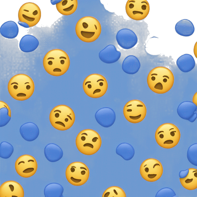 Blue iPhone XR  emoji