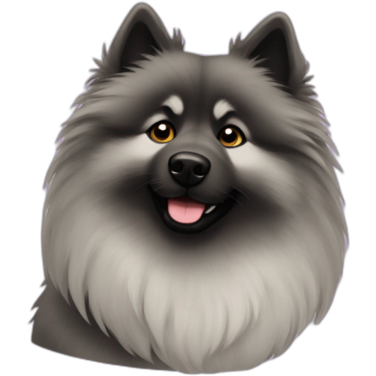 Keeshond emoji