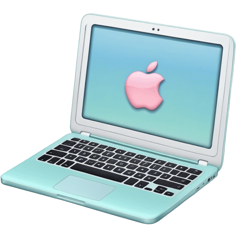 pastel laptop emoji