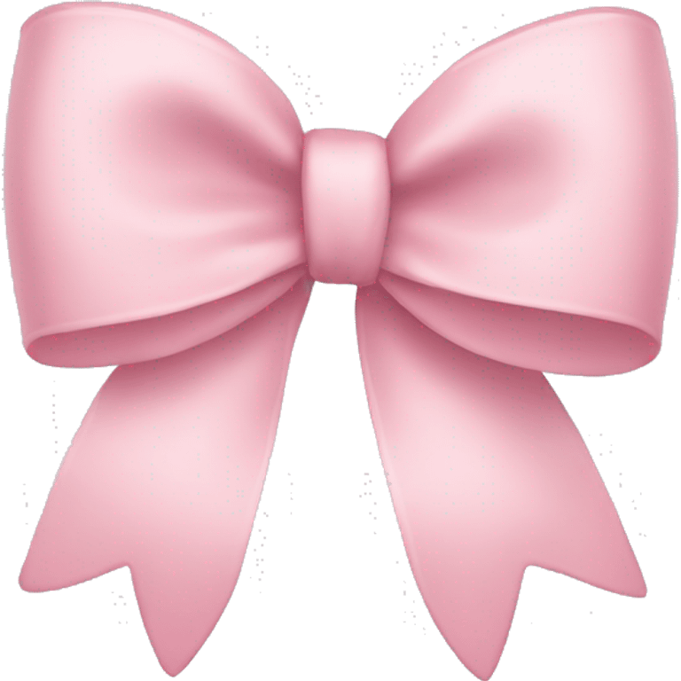 Light pink bow emoji