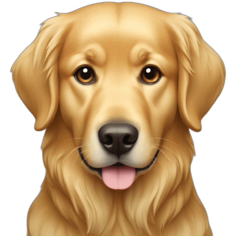 golden retriever dog wearing a Kufiya emoji