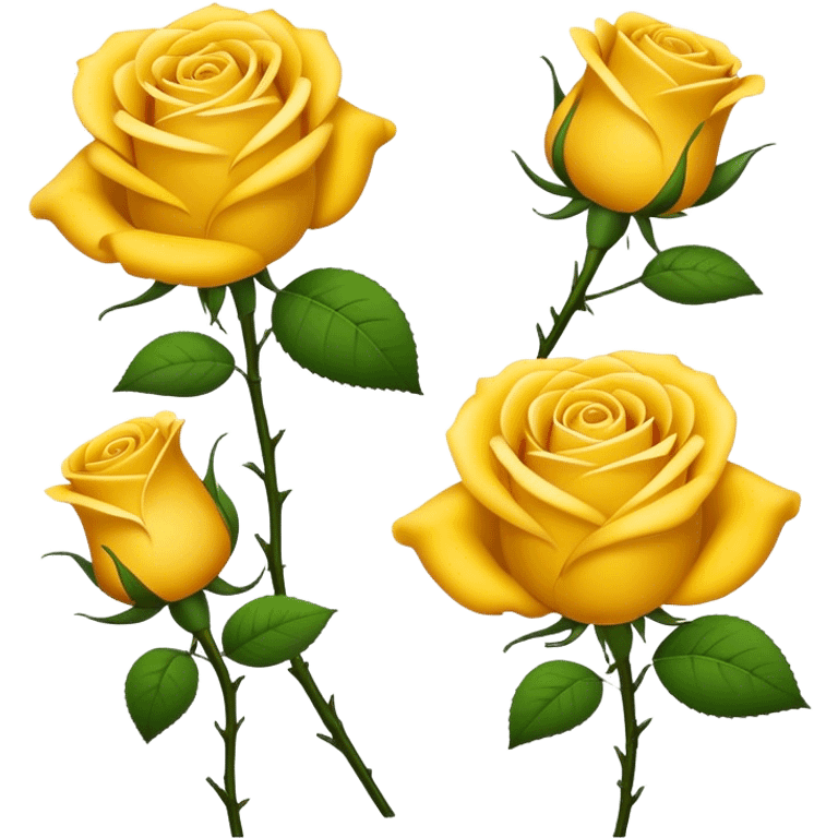 Yellow roses emoji