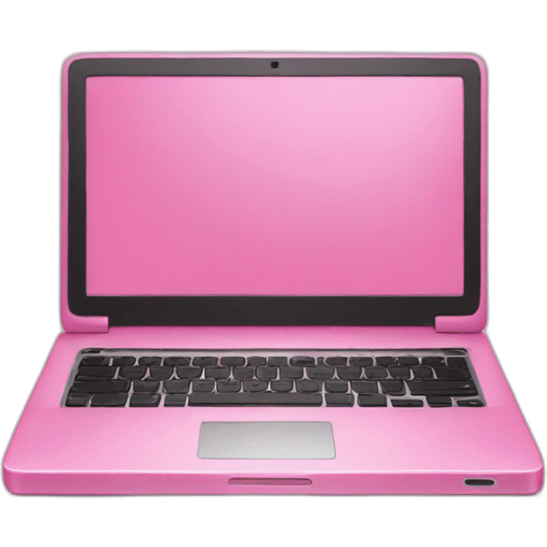 pink laptop emoji