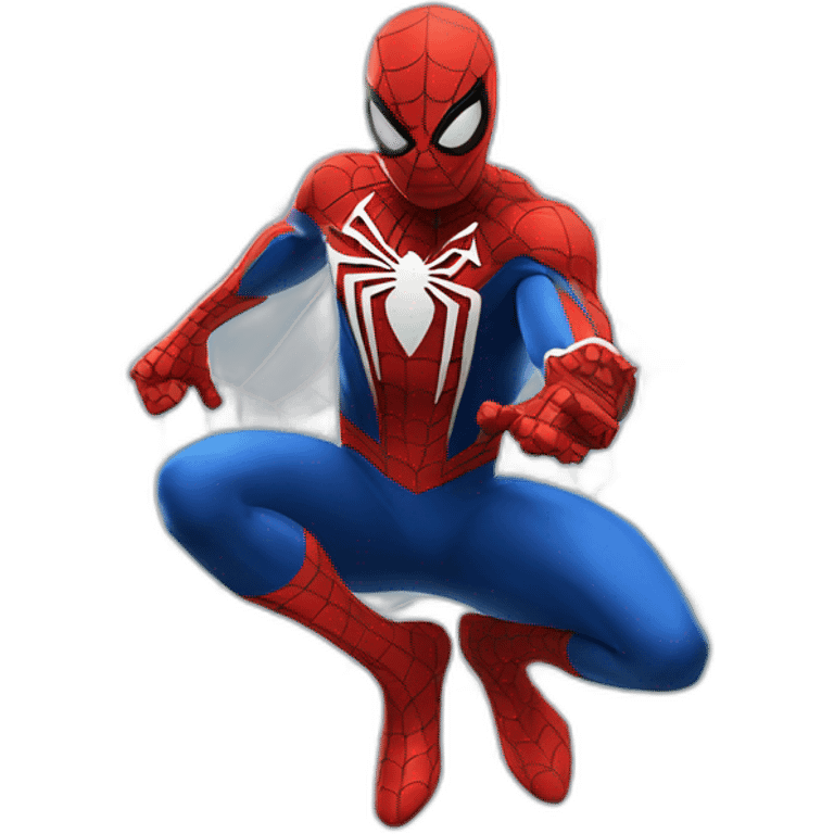 Spider-Man finger web shoot emoji