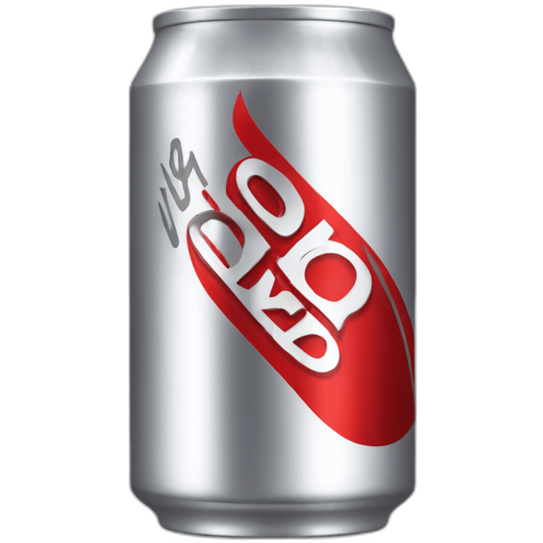 Silver Diet Coke can emoji