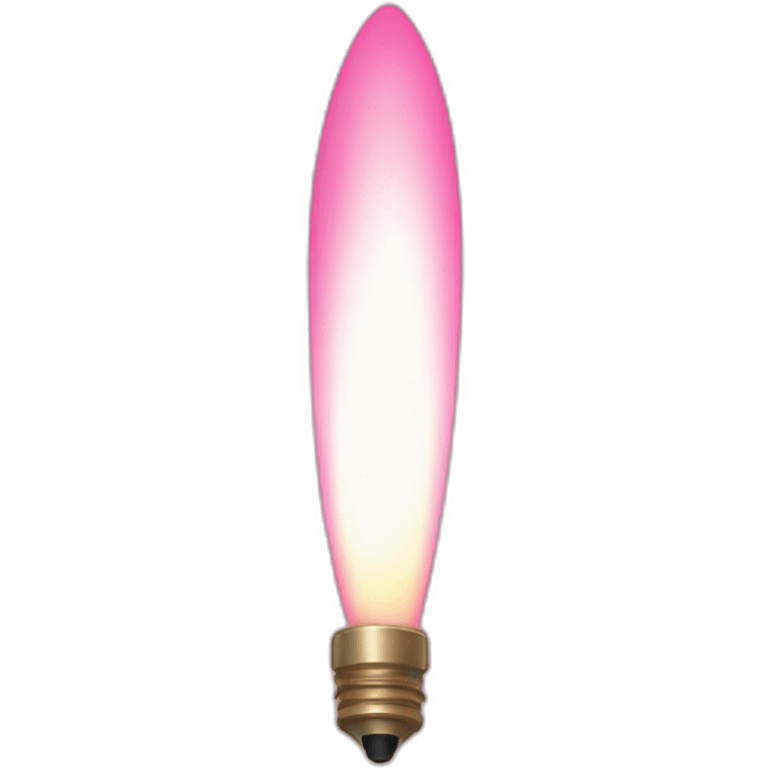 a light pink flare emoji